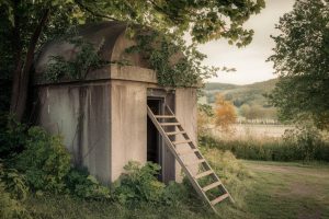 blockhaus à Brest : vestiges de la Seconde Guerre mondiale