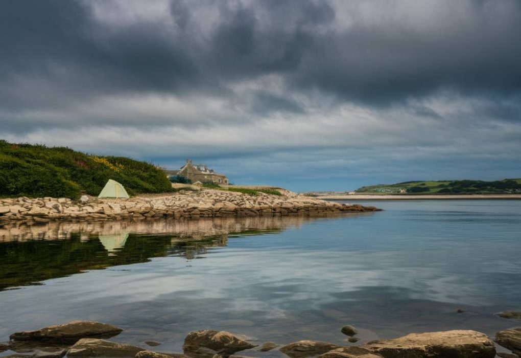 baie de Kernic à Plouescat : nature préservée et camping en Bretagne