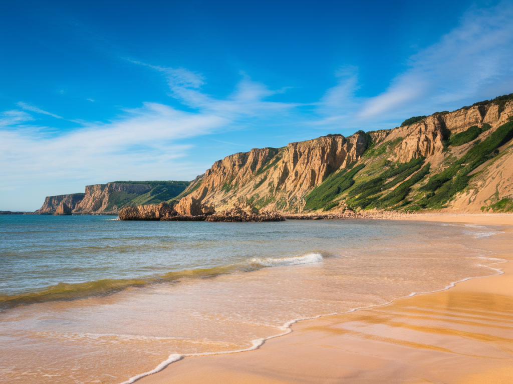 Les paysages emblématiques de Bréhec : entre sable, falaises et mer