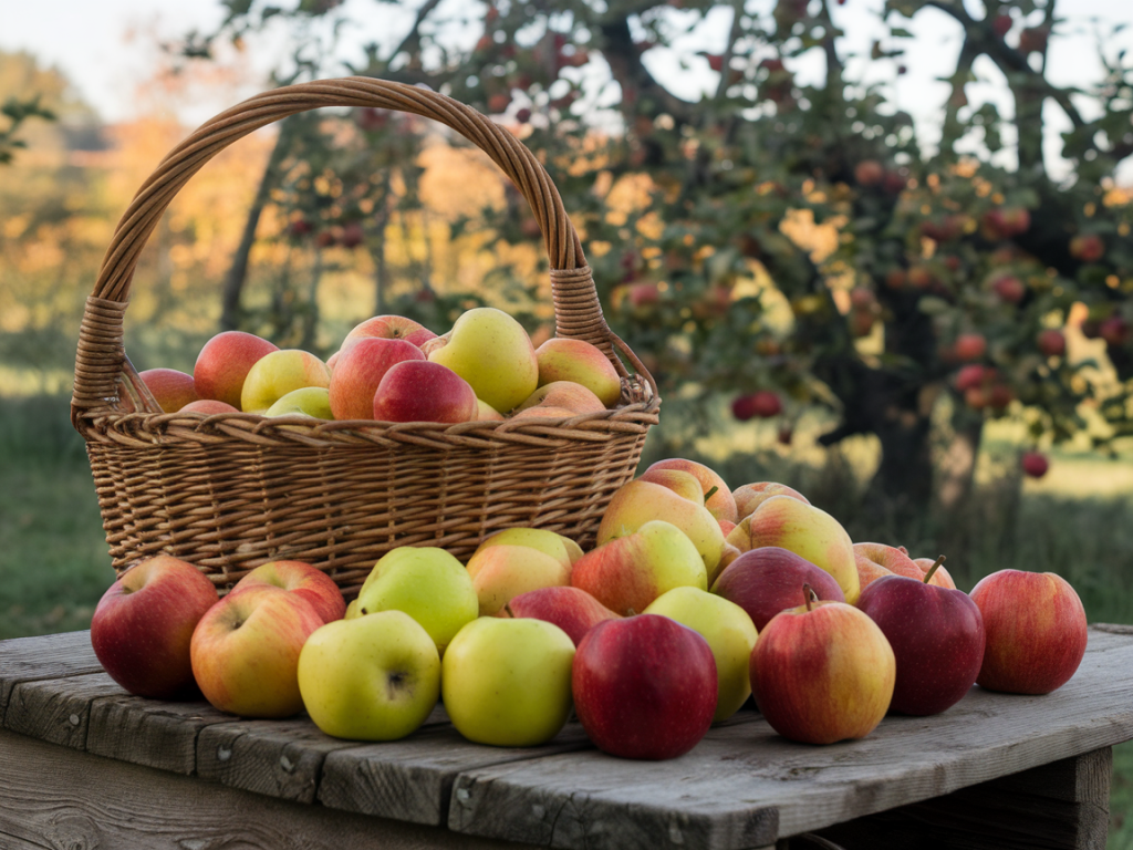 Les différentes variétés de pommes utilisées en Bretagne