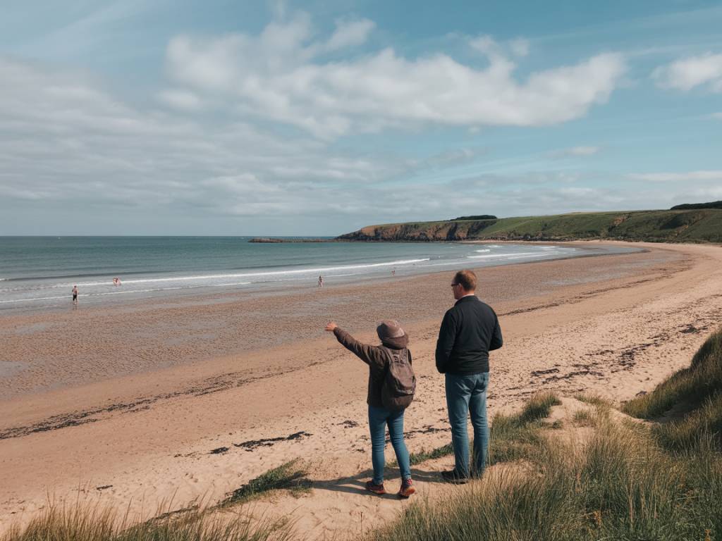 Visite de l’île de Groix : la plage des Sables Rouges Groix, joyau minéral breton